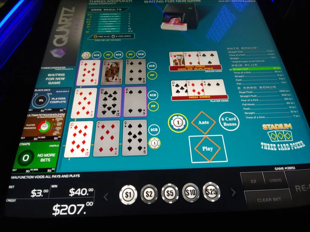 Video poker login